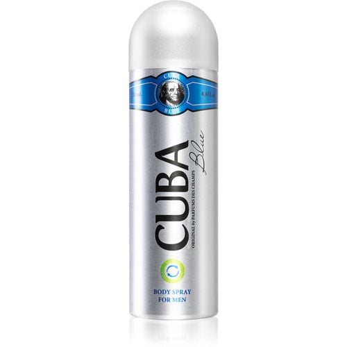 Blue deodorante e spray corpo per uomo 200 ml - Cuba - Modalova