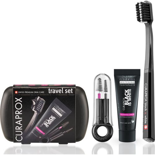 Limited Edition Black is White kit da viaggio (per denti, lingua e gengive) - Curaprox - Modalova