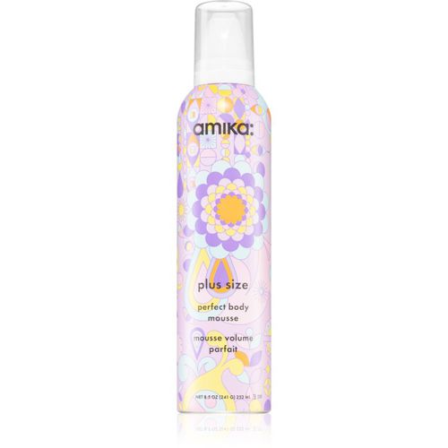 Plus Size espuma para el cabello para dar volumen y forma 252 ml - amika - Modalova