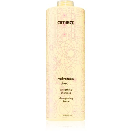 Velveteen dream shampoo lisciante resistente all'umidità 1000 ml - amika - Modalova