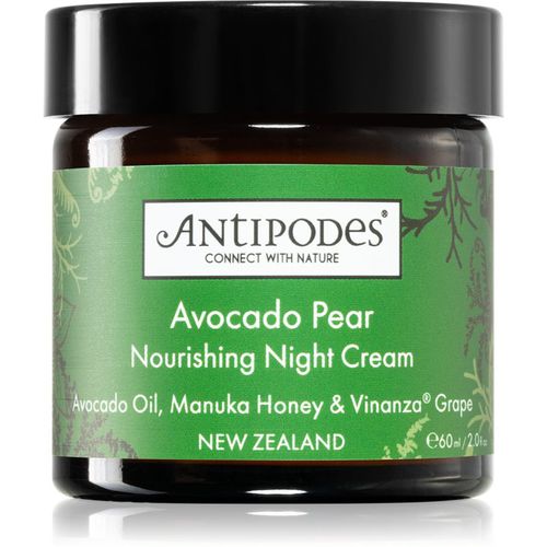 Avocado Pear Collagen-Boosting Night Cream crema de noche nutritiva para el rostro 60 ml - Antipodes - Modalova