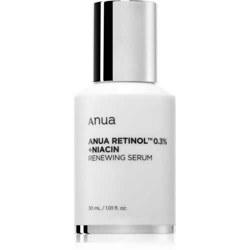 Retinol 0.3% + Niacin Renewing Serum sérum de noche reparador anti-poros dilatados y antiarrugas 30 ml - Anua - Modalova