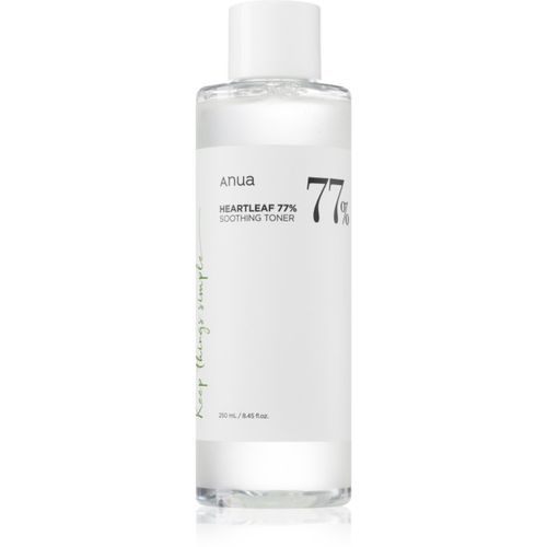 Heartleaf 77% Soothing Toner loción limpiadora y calmante reparador de la barrera cutánea 250 ml - Anua - Modalova