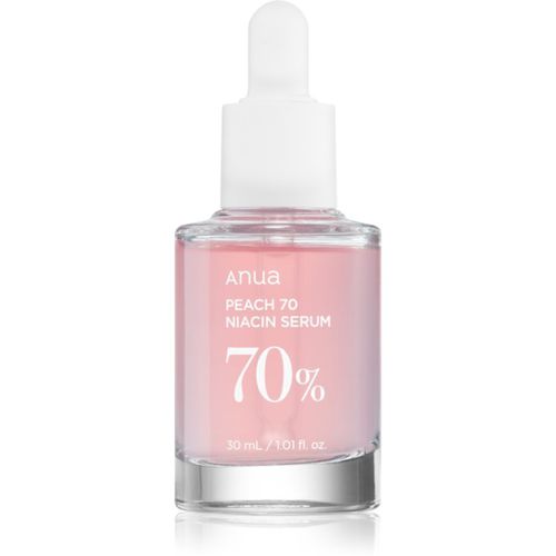 Peach 70% Niacin Serum sérum hidratante iluminador anti-poros dilatados y antiarrugas 30 ml - Anua - Modalova