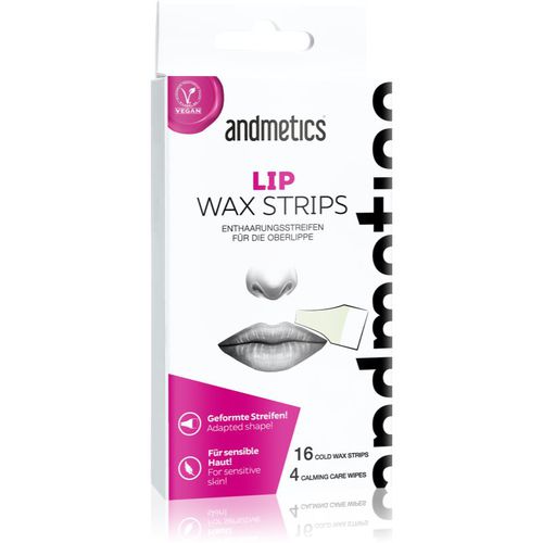 Wax Strips Lip tiras depilatorias para bigote 16 ud - andmetics - Modalova