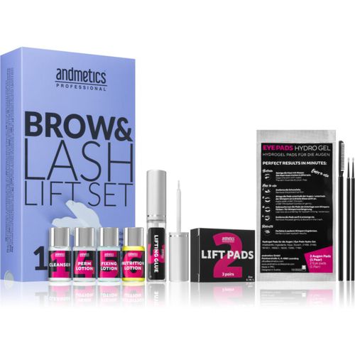 Professional Brow & Lash Lift Set set(per ciglia e sopracciglia) - andmetics - Modalova