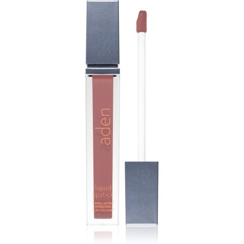 Liquid Lipstick barra de labios líquida tono 07 Nude Elegance 7 ml - Aden Cosmetics - Modalova