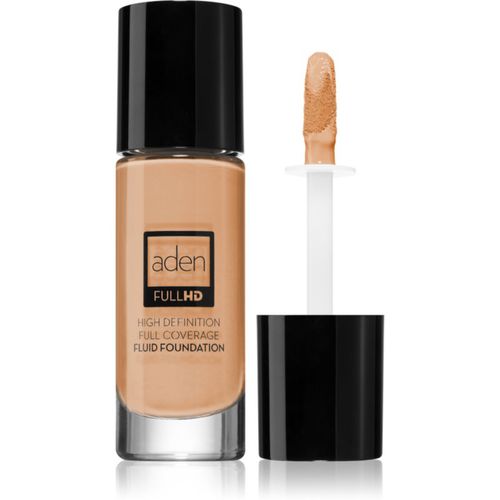 Full HD Fluid Foundation maquillaje fluido de larga duración tono 04 Natural 20 ml - Aden Cosmetics - Modalova