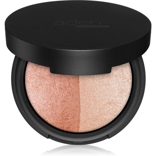 Terracotta Baked Bronzer/Highlighter Duo bronzer e illuminante colore 01 7 g - Aden Cosmetics - Modalova