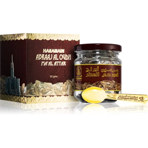 Abraaj Al Oudh Ma'Al Attak incenso 50 g - Al Haramain - Modalova