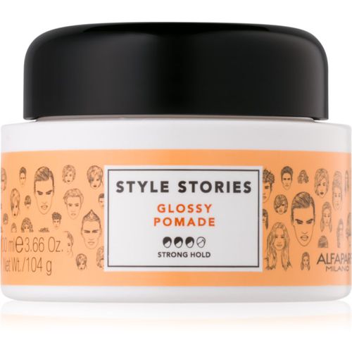 Style Stories The Range Paste gomina moldeadora fijación fuerte Glossy Pomade 100 ml - Alfaparf Milano - Modalova