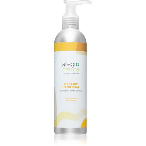 Organic jabón líquido para manos Arancio Dolce, Mandorla 250 ml - Allegro Natura - Modalova