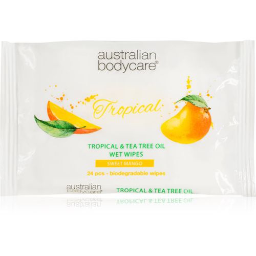 Tea Tree Oil & Mango Feuchttücher für Körper und Gesicht 24 St - Australian Bodycare - Modalova