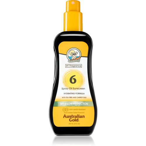 Spray Oil Sunscreen aceite corporal en spray contra la radiación solar SPF 6 237 ml - Australian Gold - Modalova