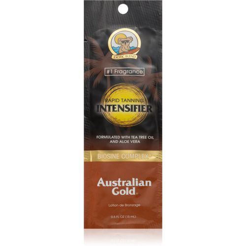 Rapid Tanning Intensifier latte corpo per accelerare l'abbronzatura 15 ml - Australian Gold - Modalova