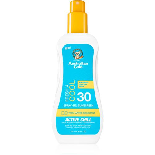 Fresh & Cool protector solar en spray con efecto frío SPF 30 237 ml - Australian Gold - Modalova