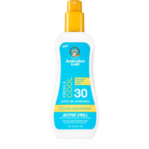Fresh & Cool schützendes Spray gegen UV-Strahlung mit kühlender Wirkung SPF 30 237 ml - Australian Gold - Modalova
