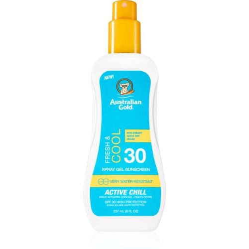 Fresh & Cool spray protettivo contro i raggi solari con effetto rinfrescante SPF 30 237 ml - Australian Gold - Modalova