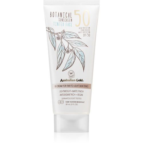 Botanical Tinted Face crema protectora con color SPF 50 Fair To Light 88 ml - Australian Gold - Modalova