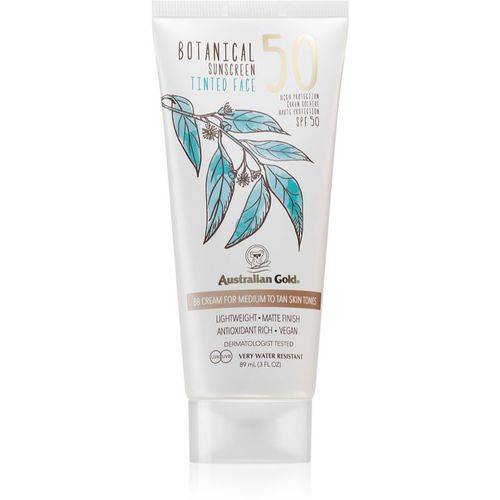 Botanical Tinted Face crema protectora con color SPF 50 Medium 88 ml - Australian Gold - Modalova