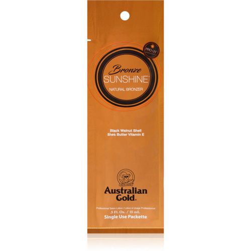 Bronze Sunshine crema bronceadora para solárium 15 ml - Australian Gold - Modalova