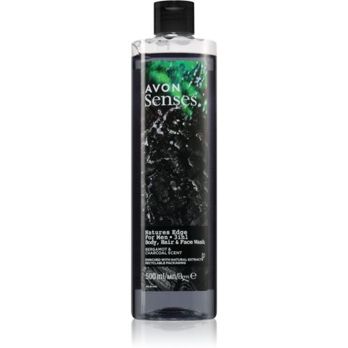 Senses Natures Edge gel de ducha y champú 2en1 para hombre 500 ml - Avon - Modalova