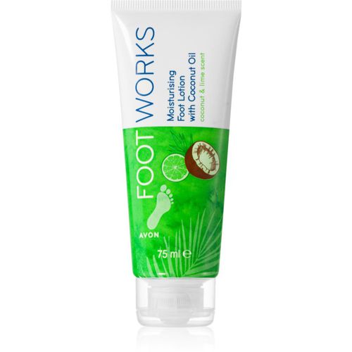 Foot Works Coconut Oil leche hidratante para pies 75 ml - Avon - Modalova