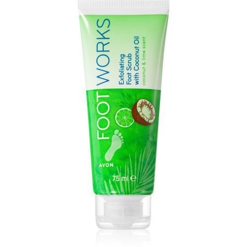 Foot Works Coconut Oil exfoliante para pies 75 ml - Avon - Modalova