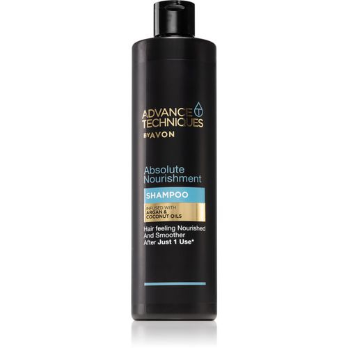 Advance Techniques Absolute Nourishment champú nutritivo con aceite de argán de Marruecos para todo tipo de cabello 400 ml - Avon - Modalova