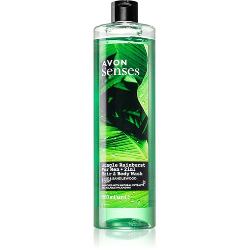 Senses Jungle Rainburst champú y gel de ducha 2 en 1 500 ml - Avon - Modalova