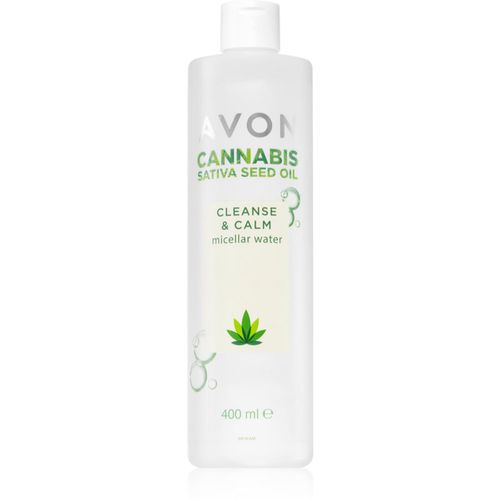 Cannabis Sativa Oil Cleanse & Calm acqua micellare struccante con effetto lenitivo 400 ml - Avon - Modalova