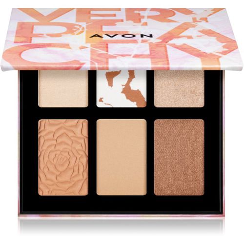 In 1 Very Peachy paleta de sombras de ojos 7,2 g - Avon - Modalova