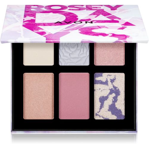 In 1 Rosey Days paleta de sombras de ojos 7,2 g - Avon - Modalova