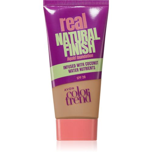 ColorTrend Real Natural Finish fondotinta opacizzante leggero SPF 20 colore Desert Beige 30 ml - Avon - Modalova