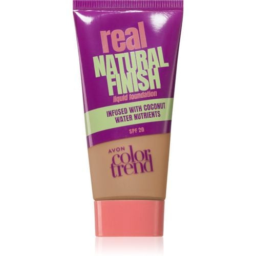 ColorTrend Real Natural Finish maquillaje ligero matificante SPF 20 tono Desert Beige 30 ml - Avon - Modalova