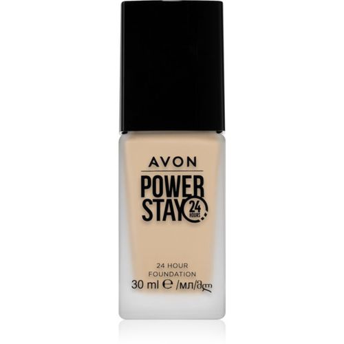 Power Stay 24h langanhaltende Make-up Foundation mit Matt-Effekt Farbton 125 G Warm Ivory 30 ml - Avon - Modalova