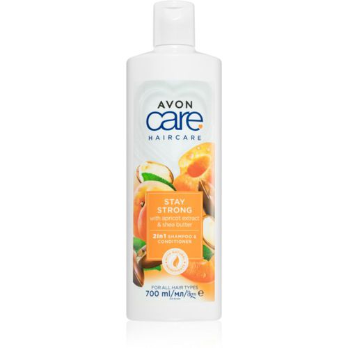 Care Stay Strong champú y acondicionador 2 en 1 para cabello castigado y quebradizo 700 ml - Avon - Modalova