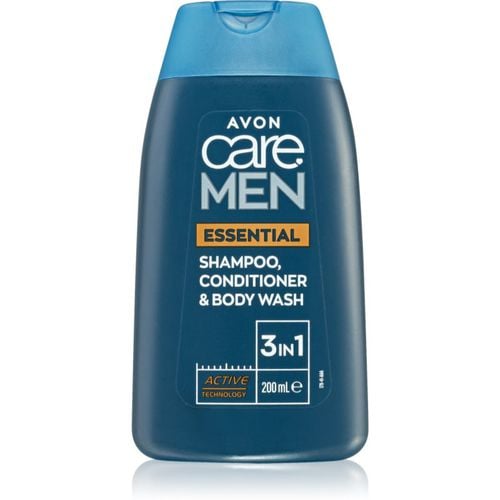 Care Men Essential shampoo, balsamo e gel doccia 3 in 1 200 ml - Avon - Modalova