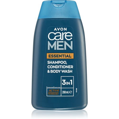 Care Men Essential Shampoo, Conditioner und Duschgel 3 in 1 200 ml - Avon - Modalova