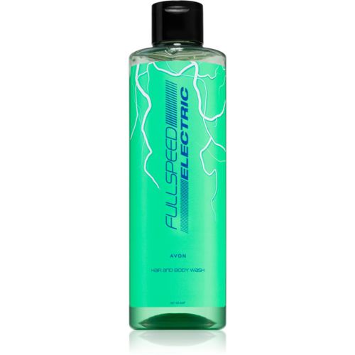 Full Speed Electric gel de ducha perfumado 2 en 1 para hombre 250 ml - Avon - Modalova