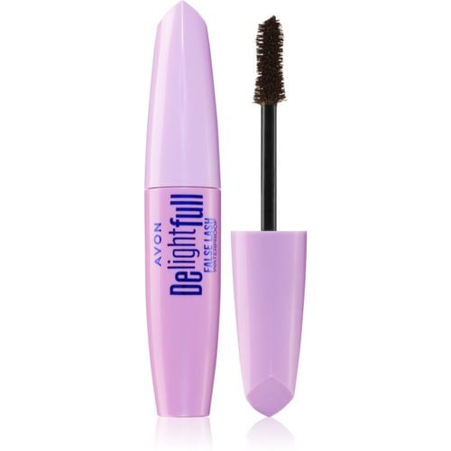 DelightFull False Lash máscara para alargar resistente al agua tono Lava Brown 10 ml - Avon - Modalova