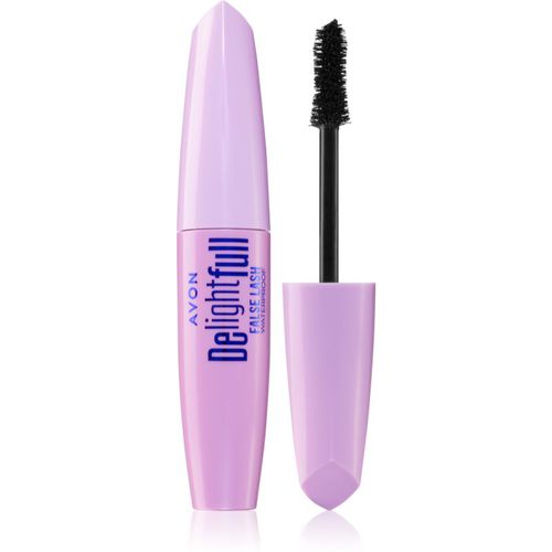 DelightFull False Lash máscara para alargar resistente al agua tono Blackest Black 10 ml - Avon - Modalova