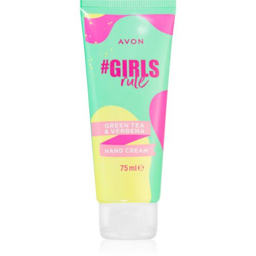 GirlsRule Green Tea & Verbena feuchtigkeitsspendende Creme für die Hände 75 ml - Avon - Modalova