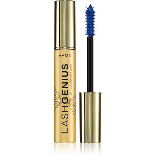 Lash Genius Multitask & Multiply máscara de pestañas para volumen, curvatura y separación 5 en 1 tono Modern Navy 10 ml - Avon - Modalova