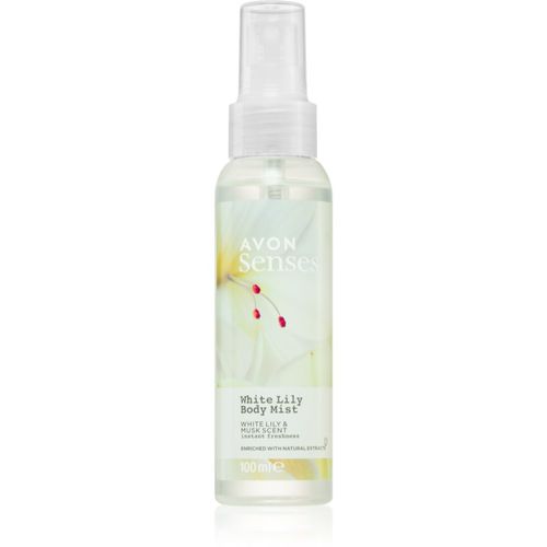 Senses White Lily & Musk erfrischendes Bodyspray 100 ml - Avon - Modalova