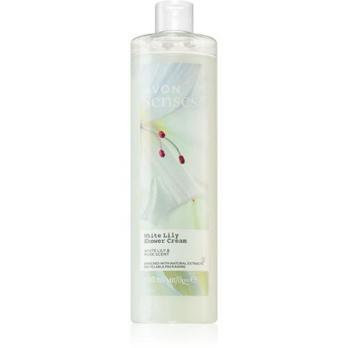 Senses White Lily & Musk crema de ducha estimulante 500 ml - Avon - Modalova