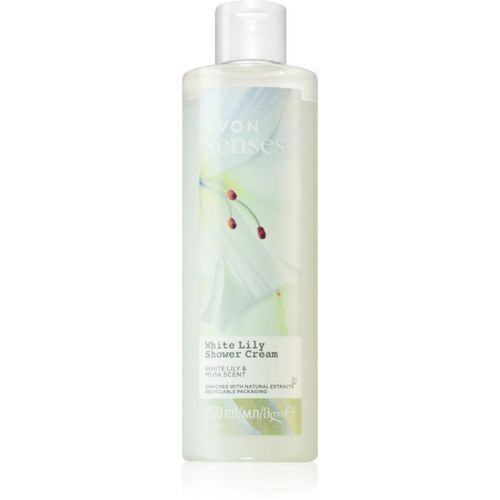 Senses White Lily & Musk anregende Duschcreme 250 ml - Avon - Modalova