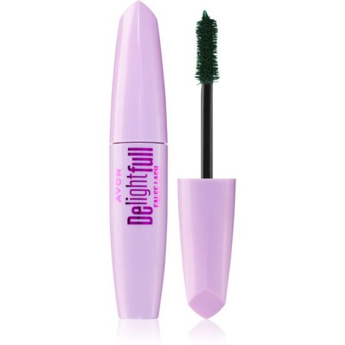 DelightFull False Lash máscara de pestañas alargadora para pestañas voluminosas tono Jade Green 10 ml - Avon - Modalova