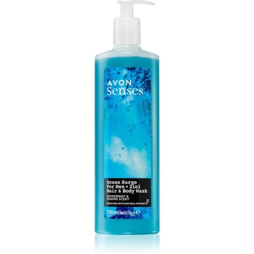 Senses Ocean Surge champú y gel de ducha 2 en 1 720 ml - Avon - Modalova