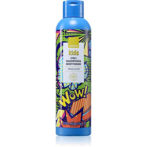 Kids Fresh champú y gel de ducha 2 en 1 200 ml - Avon - Modalova